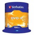 DVD-R 4,7GB, 16x, AZO, Verbatim, 100-cake ,balení 100 ks