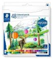 Pastelky Design Journey, 48 různých barev, sada, šestihranné, STAEDTLER