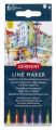 Linery Line Marker, sada 6 barev, 0,3 mm, DERWENT 2305576