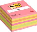 Samolepicí bloček Lollipop pink, mix barev, 76 x 76 mm, 450 listů, 3M POSTIT 7100200378 ,balení 450 ks