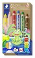 Barevné pastelky Noris Junior, 6 barev, 3v1, STAEDTLER 140 C6