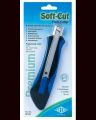 Odlamovací nůž Soft-cut, modrá/černá, 18 mm, WEDO