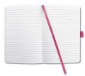 Exkluzivní zápisník “Jolie”, tmavě růžová, A5, linkovaný, 87 listů, tvrdé desky, SIGEL JN105