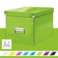 Krabice Click&Store, zelená, lesklá, vel. L, LEITZ