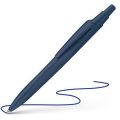 Kuličkové pero Reco, modré, 0,5 mm, stlačovací mechanismus, tmavě modrá barva těla, SCHNEIDER 1318
