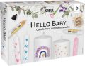 Sada CANDLE PEN HELLO BABY voskové pero pro malování svíček 6ks - sada, KREUL ,balení 6 ks