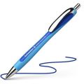 Kuličkové pero Slider Rave, modrá, 0,7mm, stiskací mechanismus, SCHNEIDER