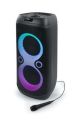 Reproduktor M-1937DJ, černá, Bluetooth, s mikrofonem, LED osvětlení, 600 W, MUSE M-1937 DJ