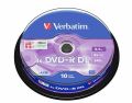 DVD+R DL, 8,5GB, 8x, Verbatim, Double Layer, 10-cake ,balení 10 ks