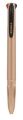 81460 Kuličkové pero Smooth, čtyři barvy, 0,37 mm, stiskací mechanismus, pudrově růžové tělo, ZEBR