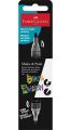 Akrylový popisovač Shake&Paint, černá, 1,0/3,0 mm, oboustranný, FABER-CASTELL 285598