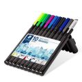 Psací sada Triplus Mobility”, pera, linery, pravítko, STAEDTLER 34 SB10MS