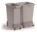 Vozík pro odpadkový koš DURABIN 60 L, grafitová, rPP, DURABLE 334037