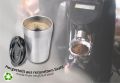 Termoska Cup-uccino, stříbrná, 300 ml, nerez, TROIKA CUP30/ST