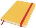 Poznámkový sešit Cosy Soft Touch, matně žlutá, čtverečkovaný, A5, 80 listů, tvrdé desky, LEITZ