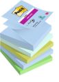 Samolepicí bloček Super Sticky Oasis, mix barev, Z, 76 x 76 mm, 5x 90 listů, 3M POSTIT 710025879 ,balení 450 ks