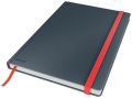 Poznámkový sešit Cosy Soft Touch, matně šedá, čtverečkovaný, B5, 80 listů, tvrdé desky, LEITZ