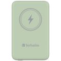 Power banka s magnetickým bezdrátovým nabíjením MCP-10, zelená, 10000 mAh, VERBATIM 32246