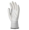 Pracovní rukavice máčené na dlani a prstech v polyuretanu, velikost 7, bílé ,balení 10 ks