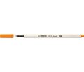 Štětcový fix Pen 68 brush, oranžová, STABILO