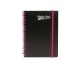Blok Neon notepad, A5, mix barev, linkovaný, 100 listů, spirálová vazba, PUKKA PAD