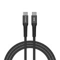 USB kabel, černá, USB-C / USB-C, 1,2 m, 60W, magnetický, VERBATIM 31859