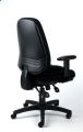 Manažerská židle Bubble, textilní, černá, černá základna, MaYAH