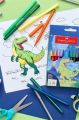Fixy Dinosaurus, 10 barev + 3 metalické fixy, FABER-CASTELL 554214