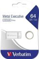 USB flash disk  Executive Metal, 64GB, USB 2.0,  VERBATIM