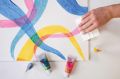 Sada Squeegee Art včetně dětských barev Kids Art Artists, KREUL ,balení 8 ks