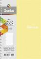 Spirálový sešit Genius, mix motivů, čtverečkovaný, B5, 80 listů, SHKOLYARYK B5-080-6800K