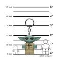 Klíčenka s LED osvětlením Star Wars The Mandolarian - Grogu, LEGO LGL-KE179AH