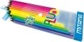 Barevné pastelky NEON, 12 barev, kulaté, MITAMA 62826 ,balení 12 ks