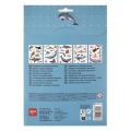 Samolepka Stickers, mořští živočichové, odstranitelné, 50 ks, APLI Kids 19428 ,balení 50 ks