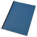 Desky pro vazbu LeatherGrain, modrá, kožený vzhled, A4, 250 g, GBC ,balení 100 ks