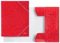 Desky s gumičkou Wow, červená, 15 mm, karton, A4, LEITZ 39820026