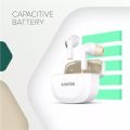 Sluchátka Hexagon 7, bílá / béžová, TWS bezdrátová, Bluetooth 5.4, CANYON CNS-TWS7WB