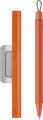Gelové pero Pitan, oranžová, 0,33 mm, stiskací mechanismus, s magnetickým držákem, ZEBRA 86162