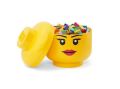 Úložný box ve tvaru hlavy minifigurky, Girl, velký, LEGO 40321725