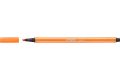 Fix, 1 mm, STABILO Pen 68, oranžovočervená