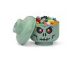 Úložný box ve tvaru hlavy minifigurky, Green Skeleton, malý, LEGO 40310803