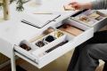 Organizér do zásuvek Compact, bílá, 10 x 6 x 10 cm, SMARTSTORE 19110