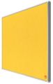 1915430 Širokoúhlá textilní nástěnka Impression Pro, žlutá, 40/ 89 x 50 cm, hliníkový rám, NOBO