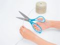 Nůžky Fitcut Curve, světle modrá, univerzální, 17,5 cm, PLUS 35052 Nůžky Fitcut Curve, světle modrá, univerzální, 17,5 cm, PLUS 35052