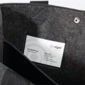 Taška na notebook Basic, tmavě šedá, velikost M, 36 x 28 x 15 cm, filcová, SIGEL BA432