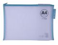 Kapsa na zip, mix barev, na zip, A4, 355 x 255 mm, nylon, APLI