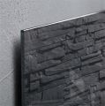 Magnetická skleněná tabule Artverum®, břidlice, 91 x 46 x 1,5 cm, SIGEL GL149