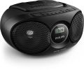 Rádio AZ215, černá, s CD přehrávačem, PHILIPS AZ215B/12