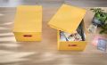 Úložná krabice Cosy Click&Store, žlutá, vel. M, LEITZ 53480019