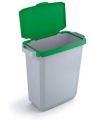 Výklopné víko k odpadkovému koši 60 l DURABIN, zelená, plast, DURABLE 1800500020